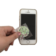 Горячие продажи мобильного телефона очиститель экрана с бумажной карточкой напечатанный стикер